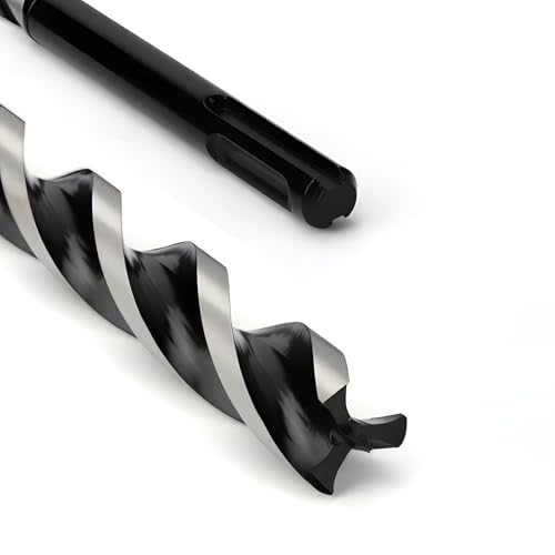 Auger Drill Bit 22 x 600 mm Sds Plus Wood Drill Bit for Softwood, Hardwood with Centre Point