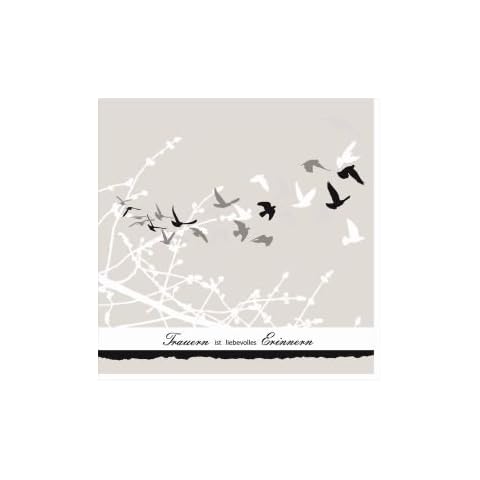 Sovie HOME Serviette Trauer | saugstarke Airlaid-Servietten 40x40 cm Cover