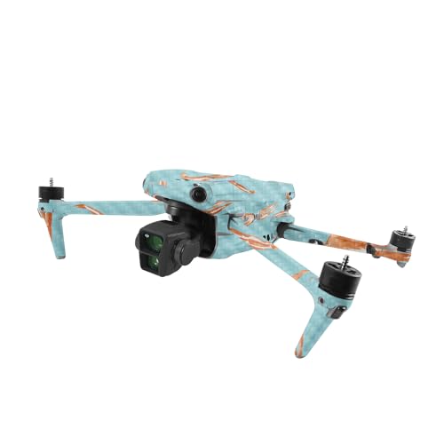 Image of MightySkins Carbon Fiber Skin Compatible with DJI Air 3 - Upstream | Protective, Durable Textured Carbon Fiber Finish | Easy to Apply, Remove, and Change Styles