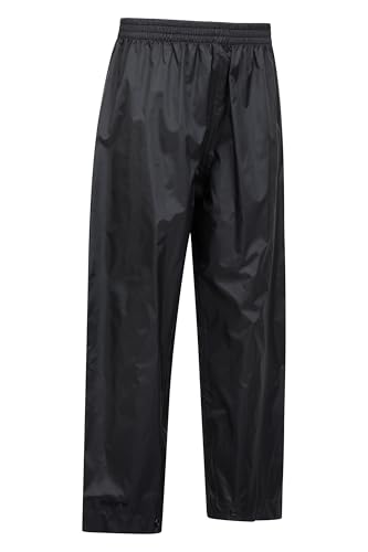 Mountain Warehouse 053028005004 Pakka Kids Waterproof Rain Pants -For Boys & Girls Black Kids 2-3 Yrs thumb #1