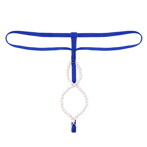 Men's Pearls Massage G-String Thong Crossdress Panties Y-Back Jockstrap Underwear3