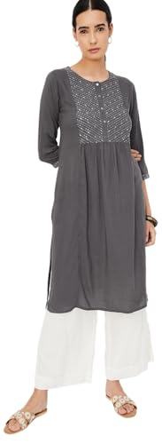 Image of Max Women's Rayon Regular Fit Kurta