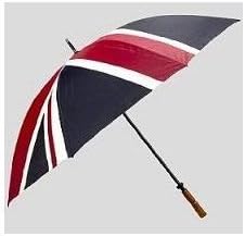Union Jack Flag England United Kingdom Golf Umbrella - Celebrate Queen Elizabeths Diamond Jubilee