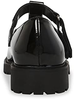 Steve Madden Girls Adaptive Suzey Mary Jane, Black Patent, 4 Wide Big Kid | Image 2