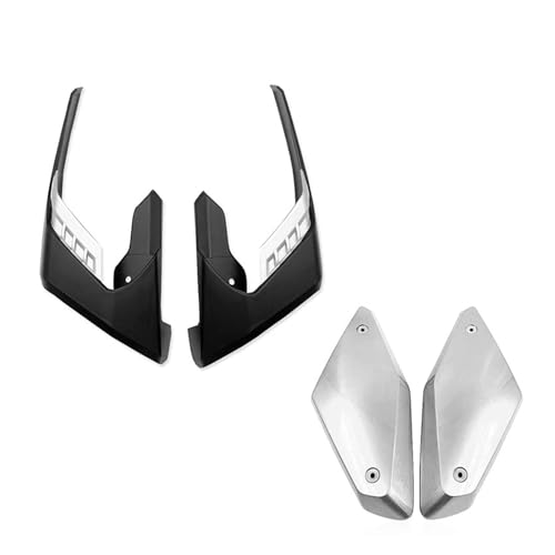 �X�|�C���[ �ɓK������ CB 650R 2018 2019 2020 2021 2022 2023 �ɓK������ CBR650R �^���N�t���[���T�C�h�p�l���J�o�[�t�F�A�����O�E�B���O���b�g�t�B���g�����J�o�[ �E�B���O���b�g(Sliver-1 Set)