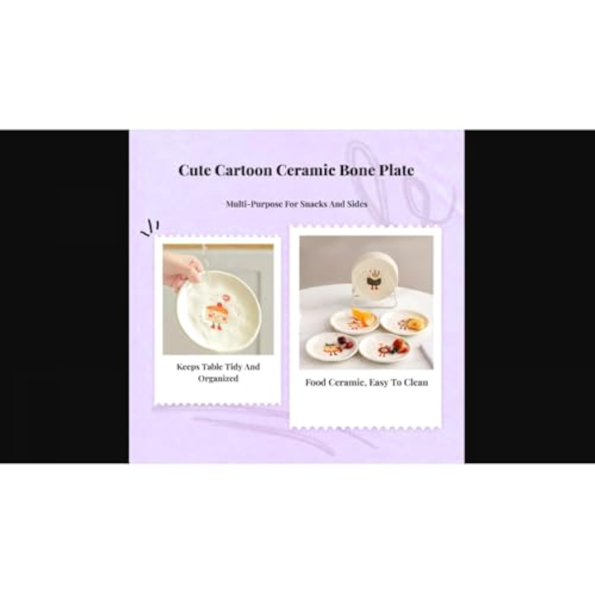Ceramic Bone Dish, Small Decorative Plate, Cute Tableware for Home Donut