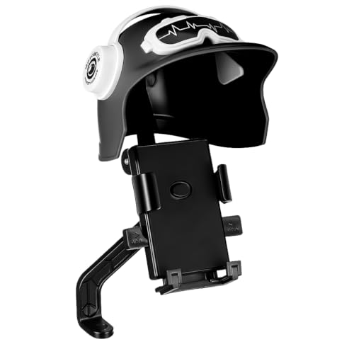 Image of STHIRA Motorcycle Phone Holder with Sunshade Rear Mirror Mount Tool