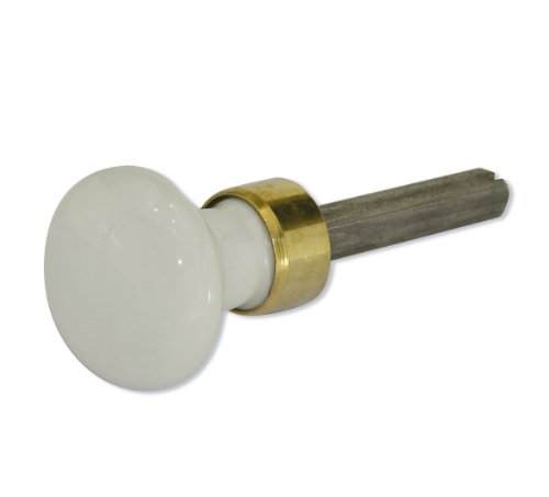 DT 2000 150142 Bouton de condamnation rond porcelaine Blanc Cover