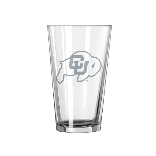 Image of Logo Brands Colorado Buffaloes 16oz Frost Pint Glass