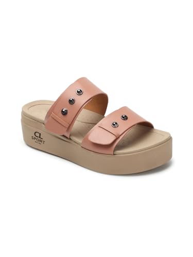 Image of Carlton London women's Adjustable Double Strap Platform Sandals