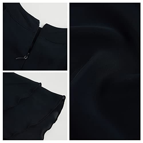 Galawaqe Chiffon Flowy Dresses Flower Girls Asymmetrical With Ruffles Sleveless Swing Party Gowns A-Line Dress #TOP5