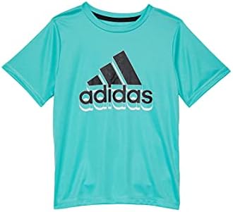 adidas Boys’ Short Sleeve Aeroready Performance Logo Tee T-Shirt