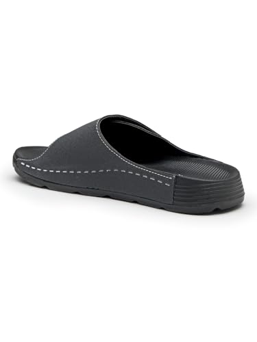 Image of URJO PURE Men's Sliders /Slippers Lightweight Super Flexible Arch Support Durable Anti Skid & Stylish Dailywear Sliders /Slippers for Men (URJO by Welcome)
