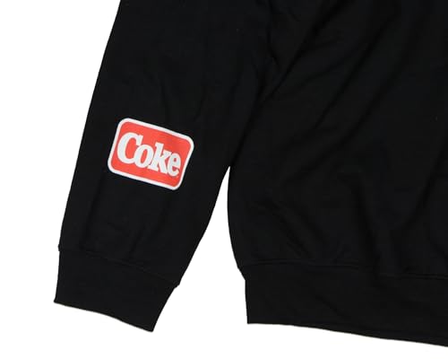 Coca-Cola x Marvel Men's Logos It's The Real Thing Fleece Pullover Sweater3