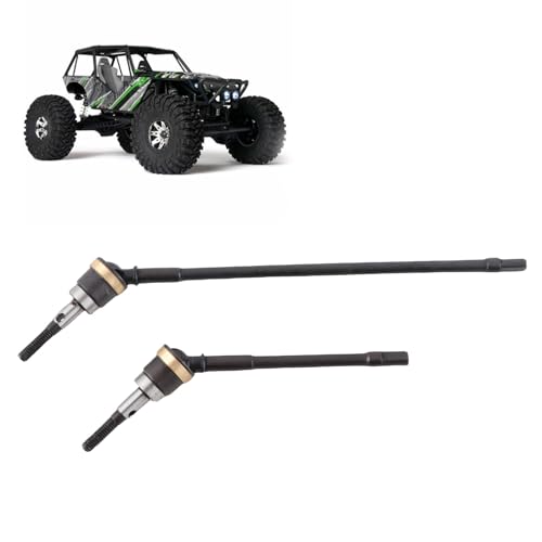 KIMISS Axial Ar60 Achsen Axial Wraith Achswellen Schwarz Cvd Antriebswelle Legierung Vorderachse Ersatzteile für Axial Wraith Rcwler Auto