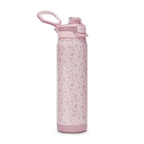 Image of ZULU Powerfill Pro 24oz Stainless Steel Water Bottle - You're Wild Flower