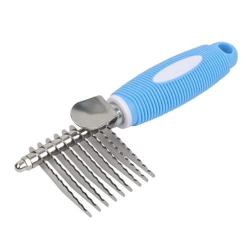 Kamm zum Entfilzen für Hunde, Zubehör zur Fellpflege aus Metall für Tiere – Bürste für Unterhaare und Entwirrungen – für langes und kurzes Haar, Welpen, Haus, Reise, Wohnung, Outdoor