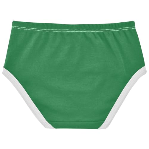 Joisal Viridian Green Little Girl Panties Girls Underwear Toddler Cotton Durable Kids Undies Briefs 2t2