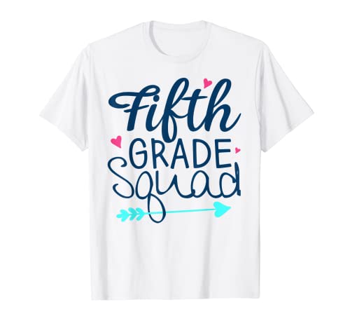 Equipo de estudiantes de quinto grado 5to maestro equipo de regreso a la escuela Camiseta