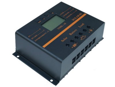 Contrôleur de charge 60A Gowe à écran LCD rétroéclairé et double sortie USB 5V