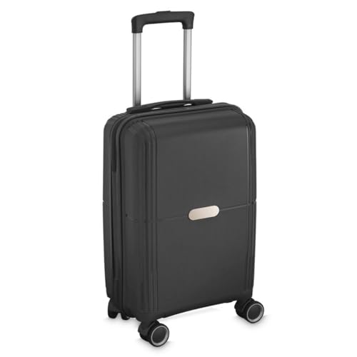 Mala de Viagem 34 Litros Mala de Bordo Executiva Compacta com Segredo Modelo Premium (Preto)