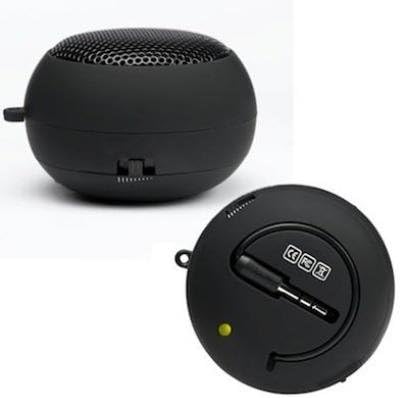 Miniatura 7 de Altavoz con cable portátil multimedia de audio recargable negro compatible con GreatCall Jitterbug Flip