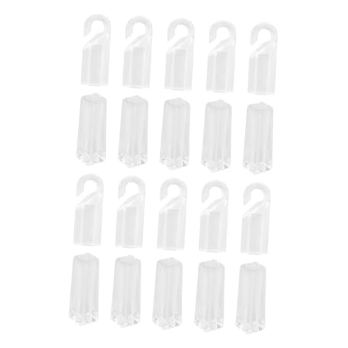 ETHZZLE 20pcs Vertical Blinds Replacement Parts Blind Wand Hooks for Easy Installation Includes Handles and Hooks for Various Requirements