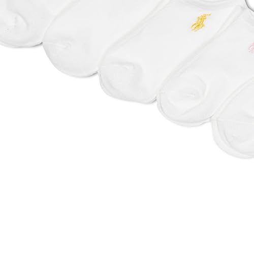 Polo Ralph Lauren Girls' Athletic Low Cut Socks-6 Pair Pack-Soft Lightweight Comfot3