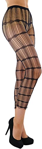 Image of ToBeInStyle Women's Slashed Ripped Shredded Distressed Hosiery Tights Leggings Music Festival