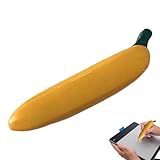 Bolígrafos de plátano de dibujos animados, bonitos instrumentos de escritura de tinta negra, suministros de papelería portátiles compactos, diseño de flujo suave, solución de escritura de oficina