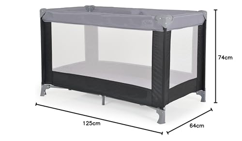 MONi Folding Cot Solo-Grau