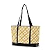Gingham Plaid Fashion Briefcase Bag for Women with Zipper Work Handbags for Ladies with cartera para laptop de mujer