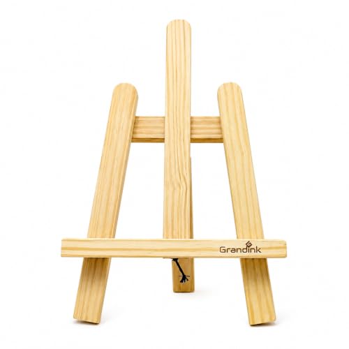 Image of Grandink 12 Inch Wooden H-Frame Tabletop Easel Stand 12mm Thick (Pack of 1)