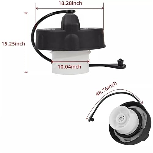 Bouchon réservoir carburant robuste conforme GS3L-42-250B Jeep Commander - 6