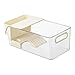 Leefasy Turtle Tank Aquarium Accessories Resting W Basking Place and Planter PETG with Handle Easy Access Tortoise Enclosure Starter, S