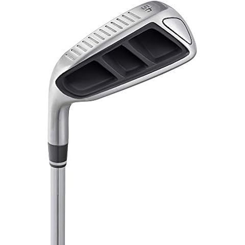 MAZEL Golf Pitching & Chipper Wedge,Right Handed,35,45,55 Degree Available for Men & Women,Improve Your Short Game (Left, Stainless Steel (Black Head), Regular, 45) Cover