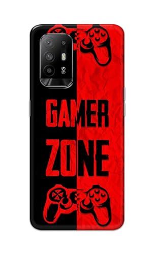 Image of Printed Hard Back Cover Case for Oppo F19 Pro+ 5G | Oppo F19 Pro Plus Back Cover (Gamer Zone) -1111