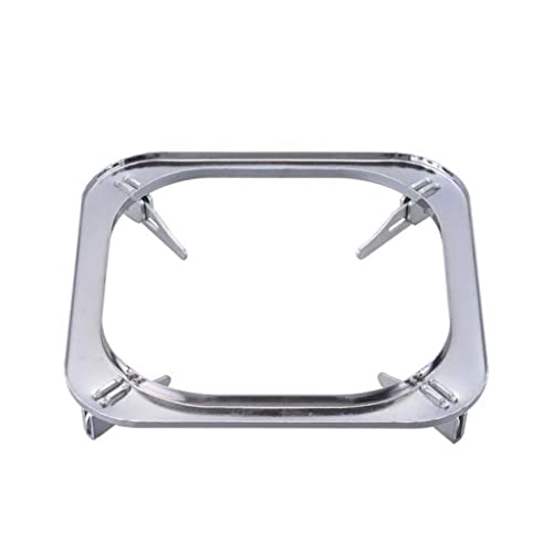 Accessoires de poêle à gaz blanc avec support carré pour éliminer les basculements - 4