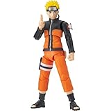 BLOKEES Naruto Shippuden Naruto Uzumaki Champion Class Model Kit, 103 Pieces, 22 Points of Articulation, with Rasengan and Display Stand, Ages 14+