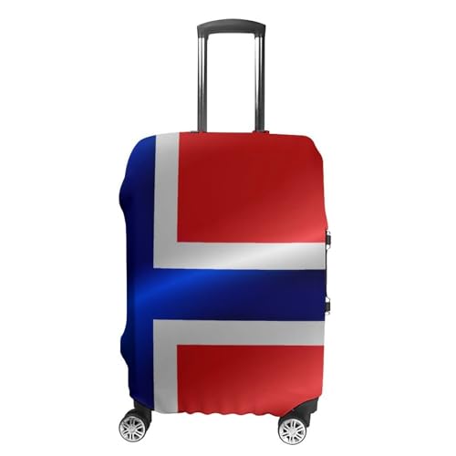 Carry On Luggage Cover Flag of Norway Anti Scratch Travel Luggage Cover Suitcase Protector Suitcase Covers