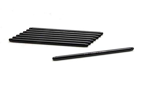 Manley Pushrod, 9.500 in Long, 3/8 in Diameter, 0.135 in Thick Wall, Swedged Ends, Chromoly, Set of 8