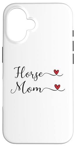 Horse Mom I heart Horses �^�C�|�O���t�B�f�U�C�� �X�}�z�P�[�X iPhone 16 �p