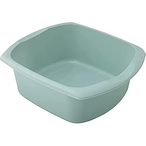 Addis Large Rectangular 9.5 Litre Washing Up Bowl Kitchen Basin Sink Plastic Bowl Cover