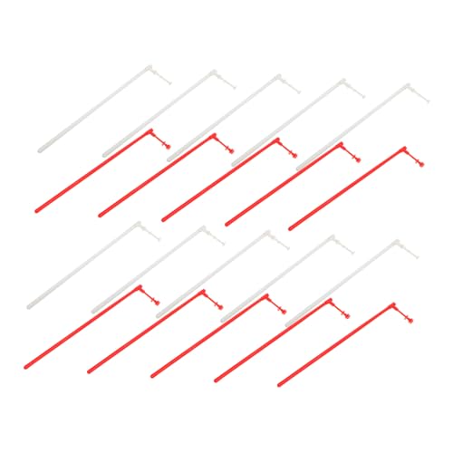 ifundom 20Sets DIY Windmill Making Rods Plastic Pinwheel Bars for Crafting Windmill Poles for Outdoor Fun and Creative Projects