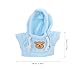 IMIKEYA 2pcs Plush Bear Clothes Mini Bear Doll Clothes Stuffed Hoodies for 8 Inch Plush Toys Dress Up Accessories
