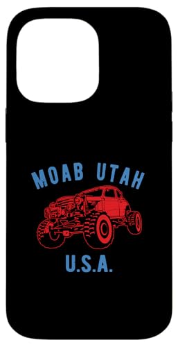 Moab Utah USA オフロード ロッククローラー 4x4 デザイン スマホケース iPhone 14 Pro Max 用