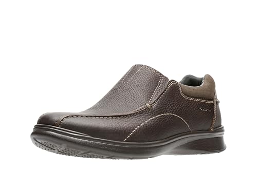 Clarks Men's Cotrell Step Slip-on Loafer,Brown Oily,10 W US