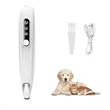 【獣医師推薦】 犬 バリカン 犬・猫兼用 LEDライト ペット用バリカン USB-C急速充電 小動物に対応 R形安全刃で 部分カット 足裏 耳裏 顔周り お尻周り 肉球 精密カット コードレス・低騒音・低振動・軽量化 ・日本語説明書付き ホワイト