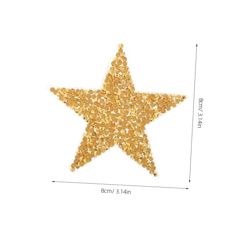 Parches de estrellas adhesivos para ropa que cubren zonas gastadas con estilo 3