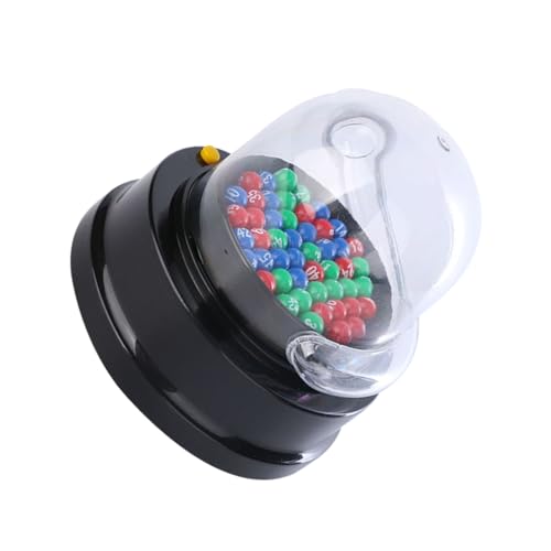 Alasum Máquina de Lotería Eléctrica Portátil Mini Selector de Números 1-49 en Colores Mixtos Juego de Bingo para Fiestas y Entretenimiento Familiar sin Batería